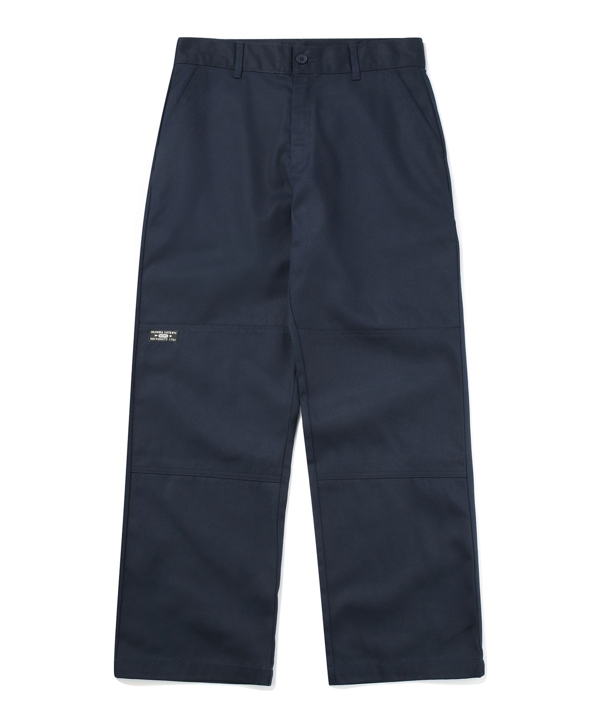 컬럼비아 유니버시티(COLUMBIA UNIVERSITY) NYC LABEL CP LOOSE FIT DOUBLE KNEE PANTS 다크네이비