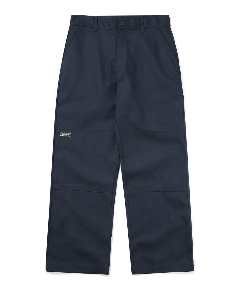 NYC LABEL CP LOOSE FIT DOUBLE KNEE PANTS 다크네이비