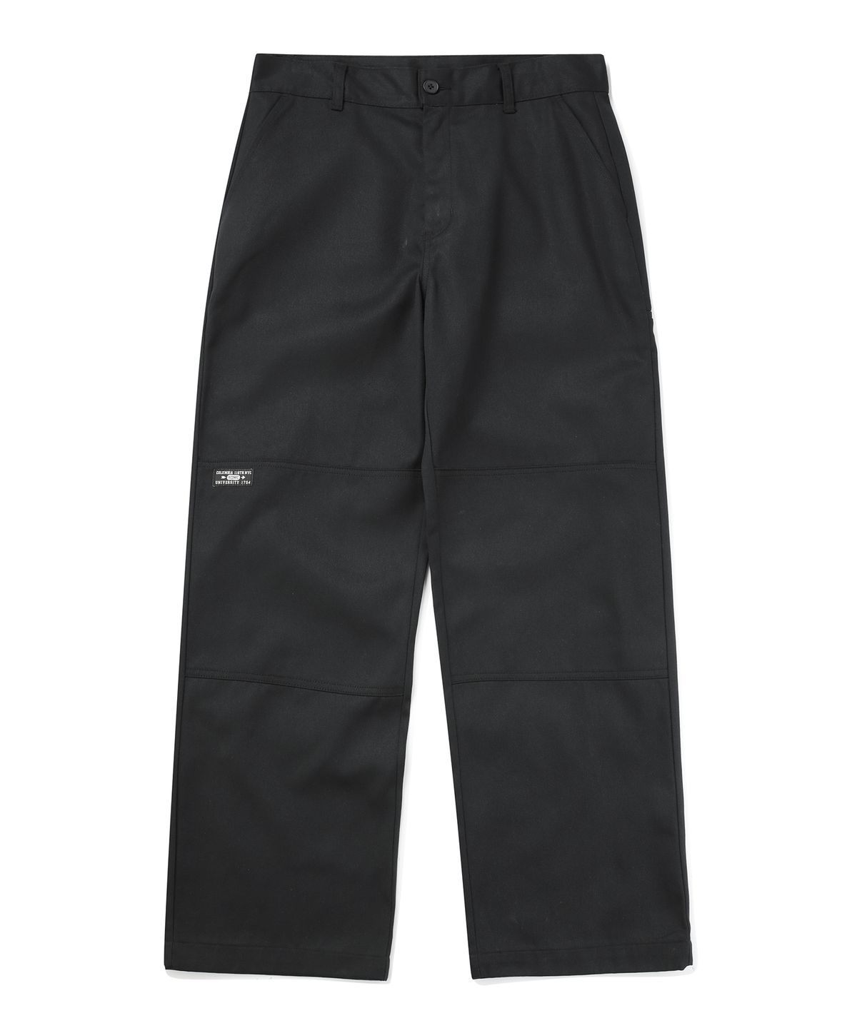 컬럼비아 유니버시티(COLUMBIA UNIVERSITY) NYC LABEL CP LOOSE FIT DOUBLE KNEE PANTS 블랙