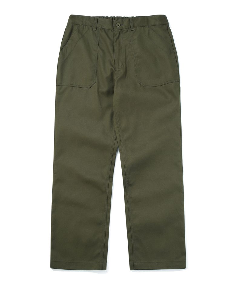 NYC LABEL CP REGULAR FIT FATIGUE PANTS 다크카키