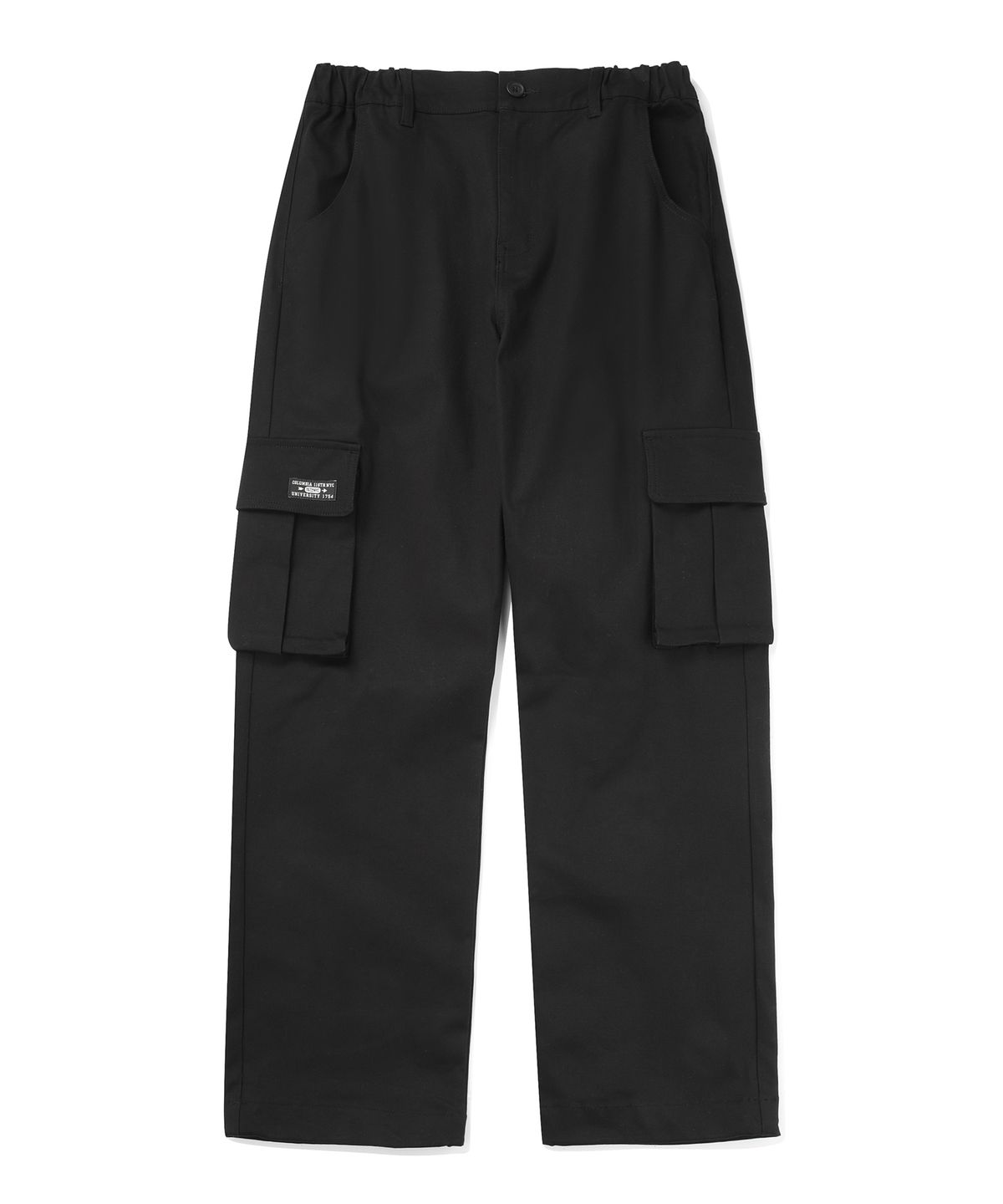 컬럼비아 유니버시티(COLUMBIA UNIVERSITY) NYC LABEL CP MULTI POCKET LOOSE FIT PANTS 블랙