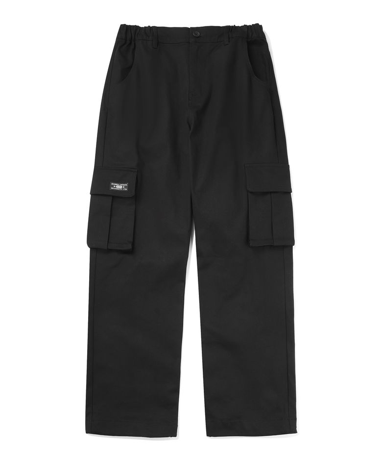 NYC LABEL CP MULTI POCKET LOOSE FIT PANTS 블랙