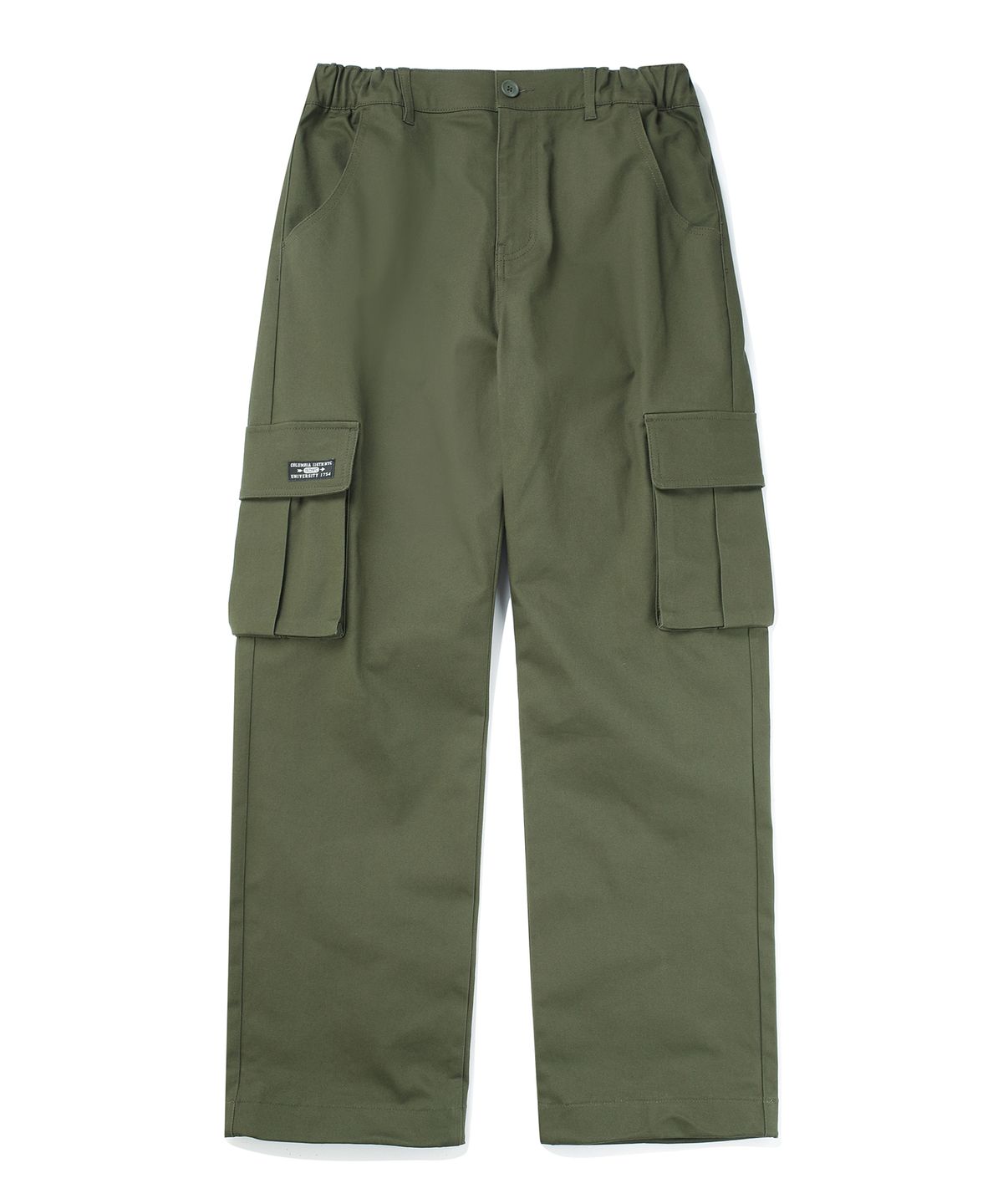 컬럼비아 유니버시티(COLUMBIA UNIVERSITY) NYC LABEL CP MULTI POCKET LOOSE FIT PANTS 다크카키
