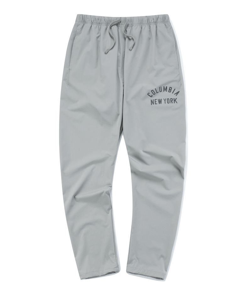 CU NY REGULAR FIT NYLON PANTS 웜그레이