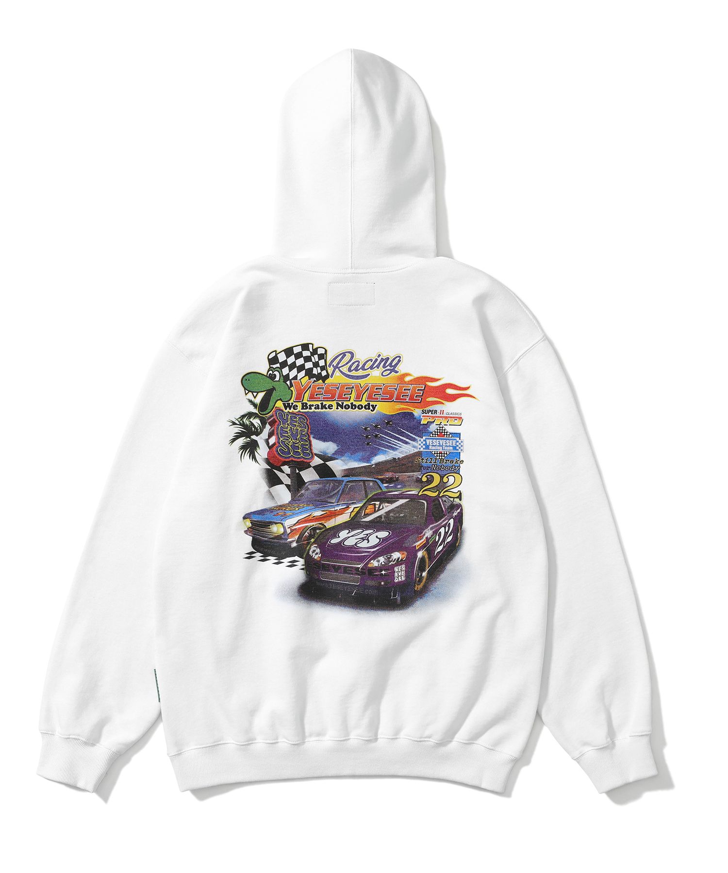 [YESEYESEE] ★ Racing 22 hoodie MUSINSA | YESEYESEE Racing 22 hoodie White