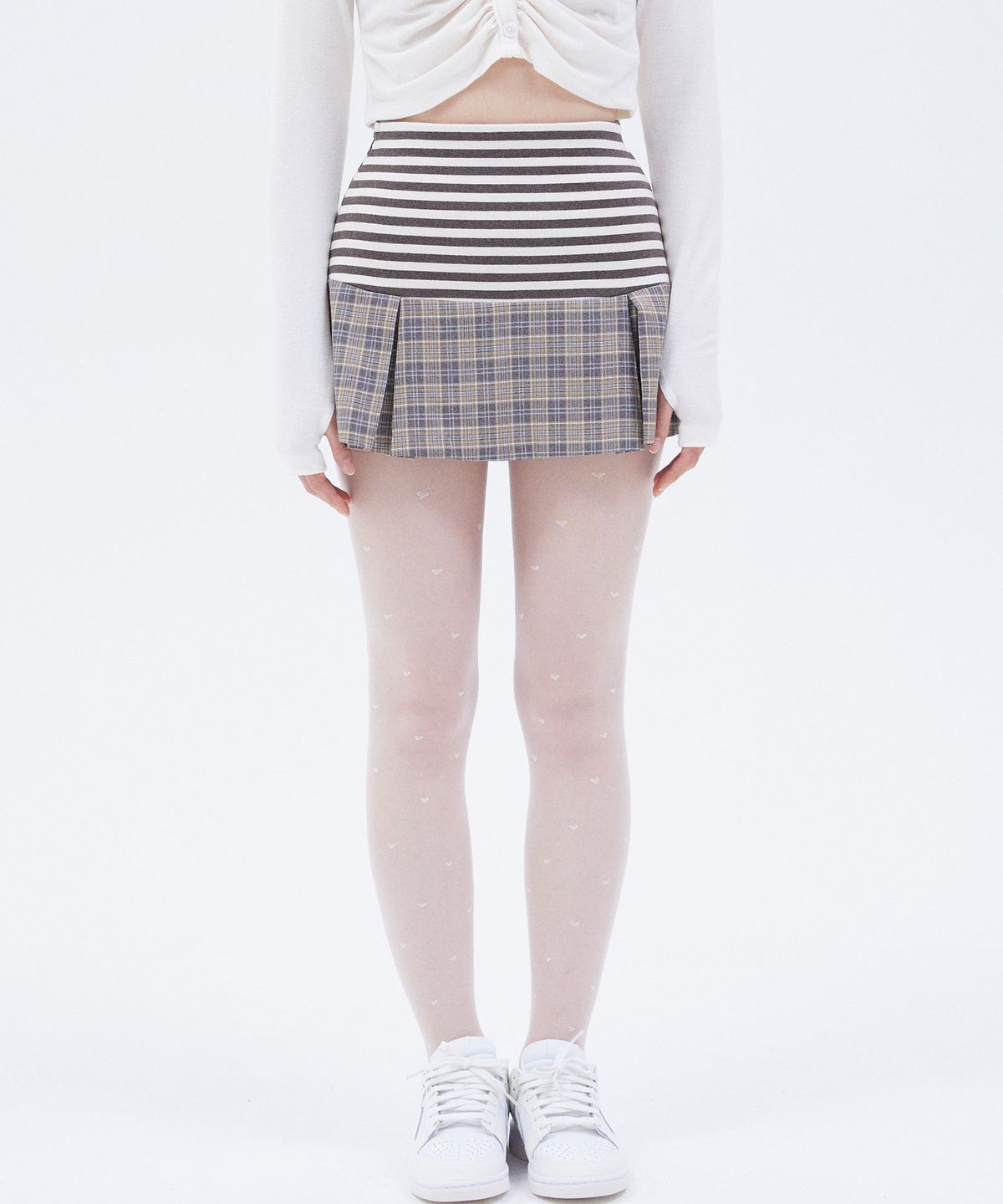 플라즈마스페어(PLASMA SPHERE) Cocoa Skirt [Brown]