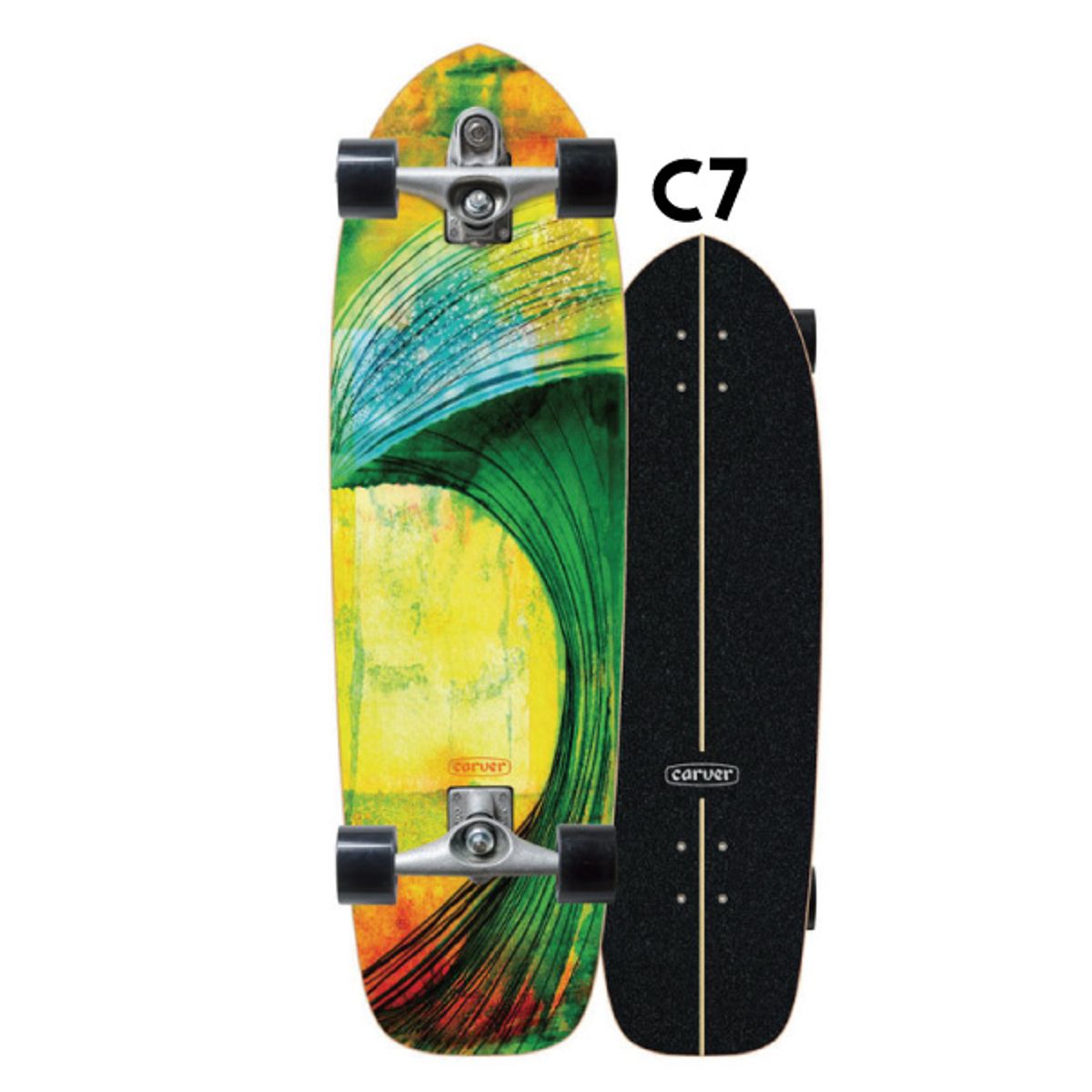 카버스케이트보드(CARVER SKATEBOARD) 33.75인치 그린룸