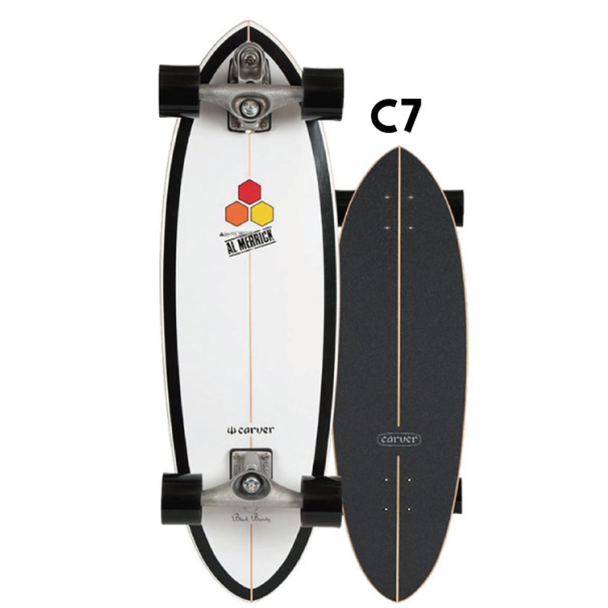 카버스케이트보드(CARVER SKATEBOARD) 31.75인치 채널 아일랜드 블랙뷰티