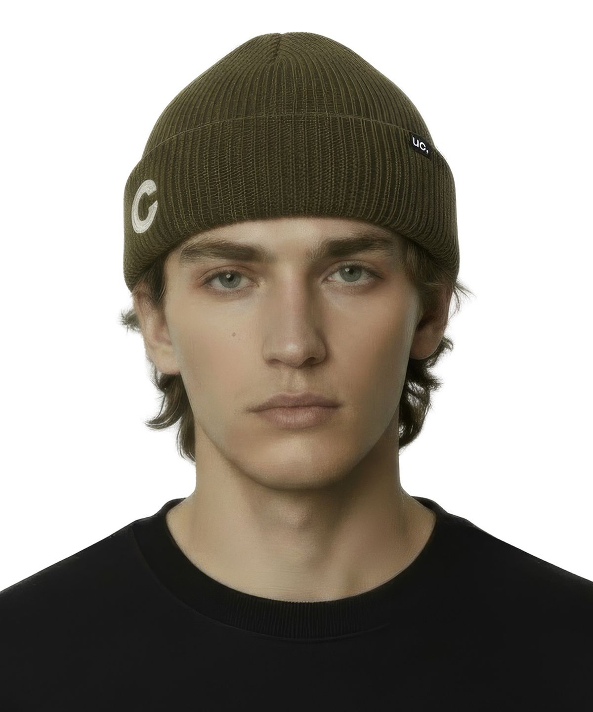 언더컨트롤(UNDERCONTROL) 숏비니 BEANIE / MARINE FIT / DOUBLE TAB / D KHAKI