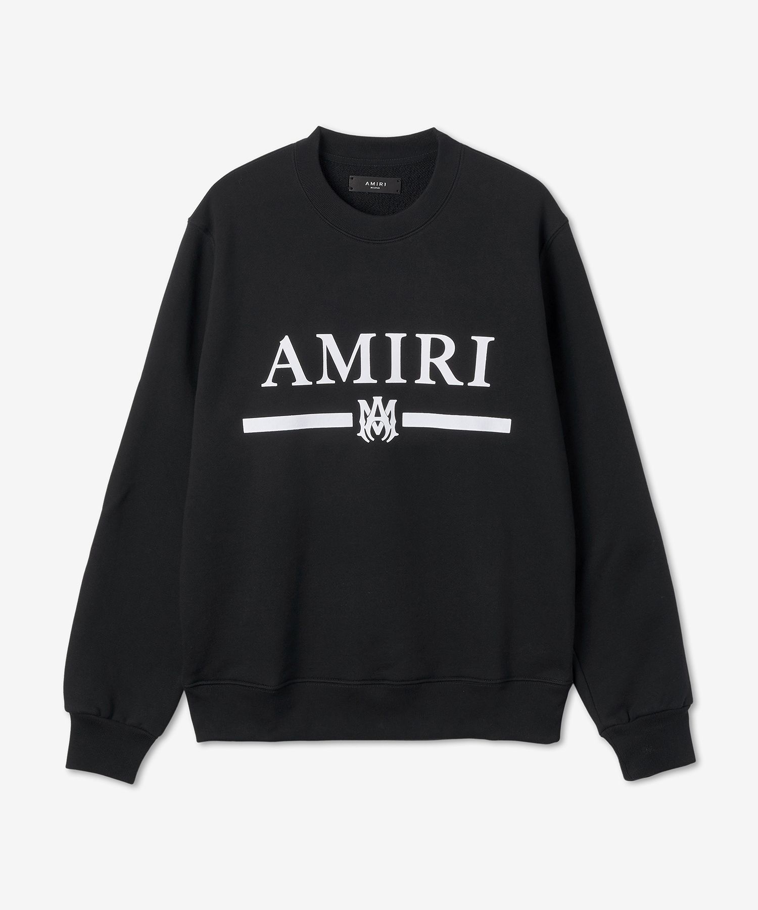 MUSINSA公式 | AMIRI Logo Print Man to Man - Black / MJL011001