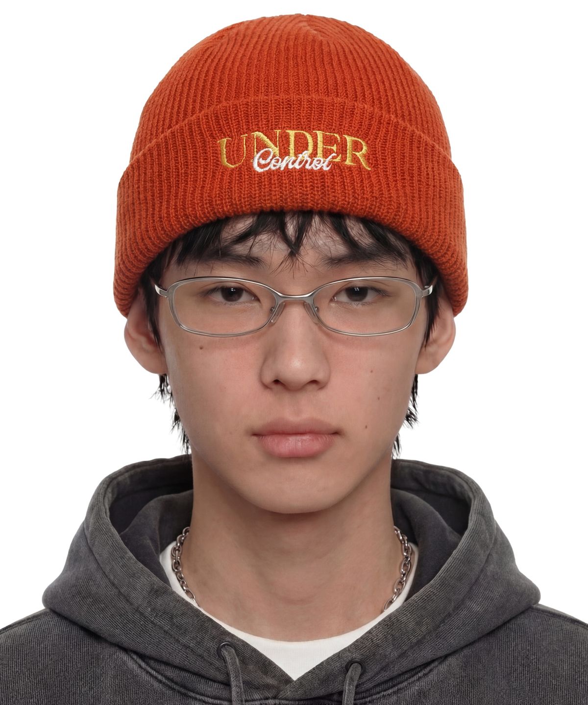 언더컨트롤(UNDERCONTROL) 겨울 비니 BEANIE / ATHLETIC / ORANGE