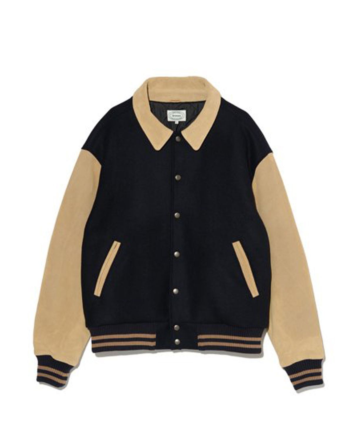 브루먼(BRUMAN) Varsity Jacket (Sand)