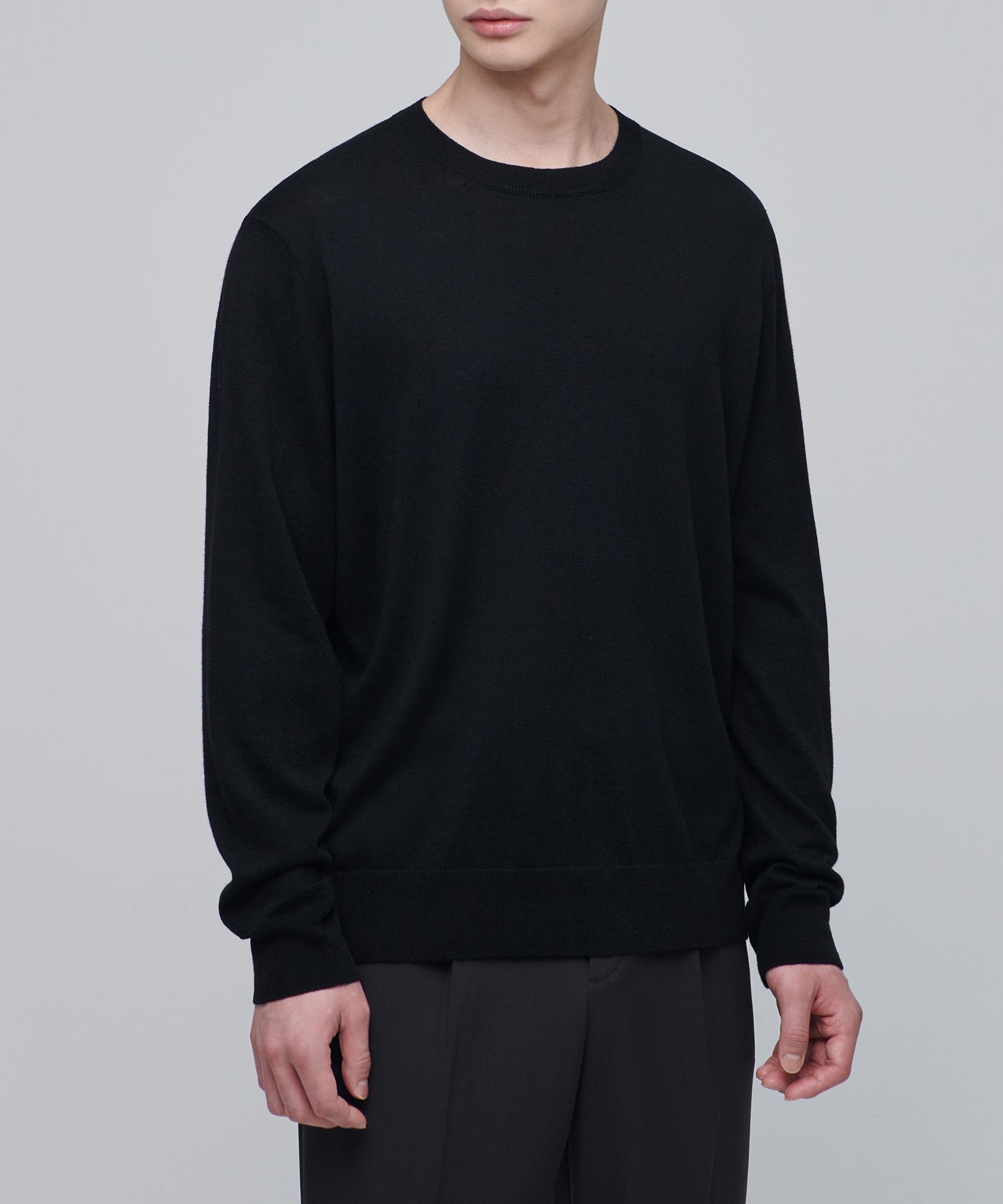 ニット・セーター *MUSINSA STANDARD* Merino wool blend high gauge crew neck kn MUSINSA | MUSINSA STANDARD Merino Wool Blend High Gauge Crew