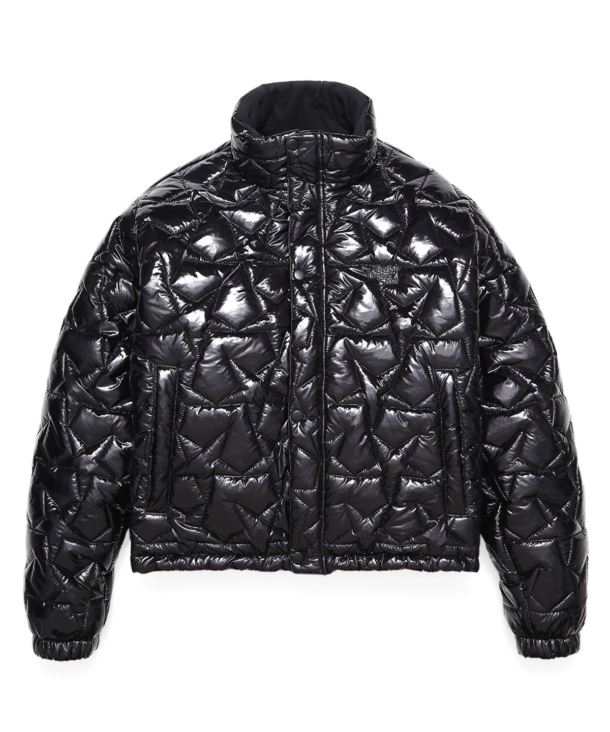 카비시(CAVISH) W ENAMEL STAR PADDED JACKET BLACK(CV2CWFB909A)