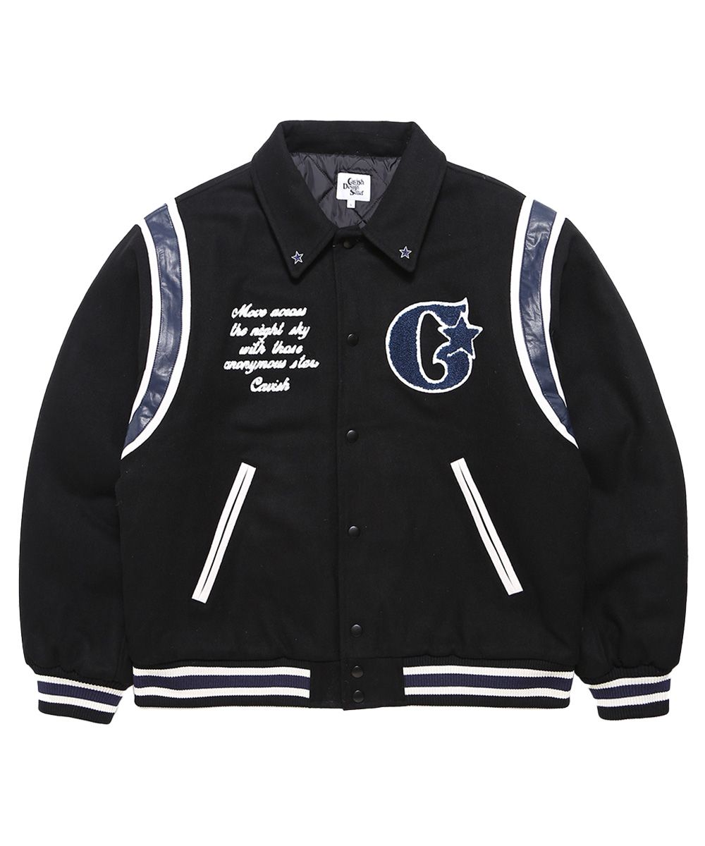 コート CAVISH COLLARED STAR VARSITY JACKET REDCV2CFUB930A MUSINSA | CAVISH COLLARED STAR VARSITY JACKET BLACK(CV2CFUB930A)