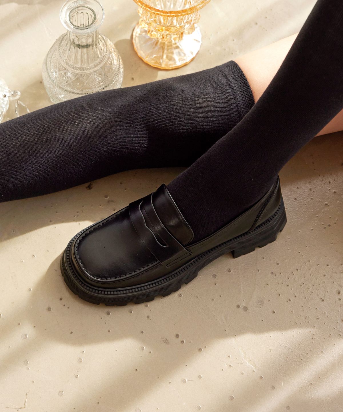 세스띠(CESTI) 하이탑 데일리 페니로퍼 (BLACK)