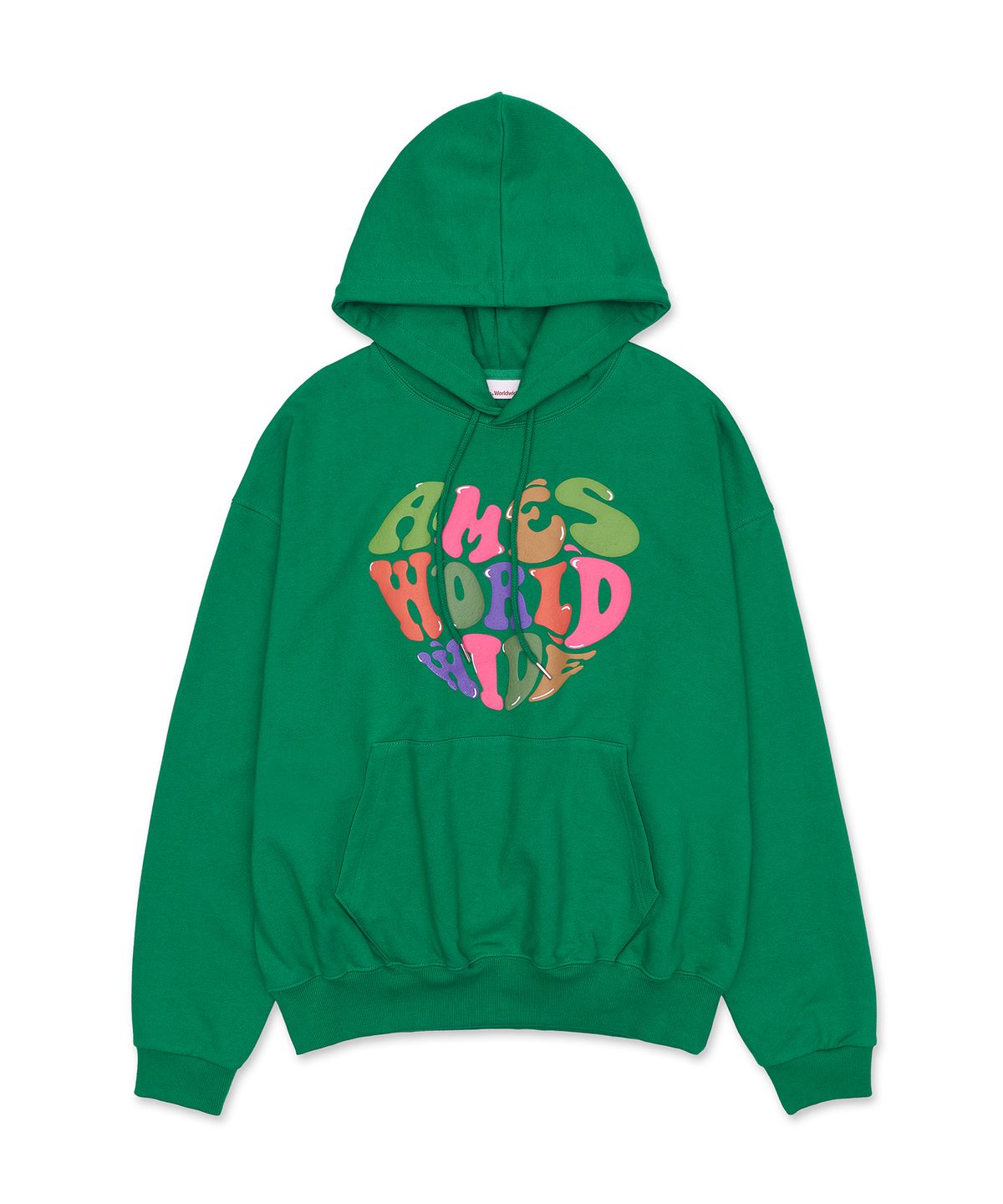 아메스 월드와이드(AMES-WORLDWIDE) RAINBOW HEART HOODIE GREEN (AM2CFUM400A)