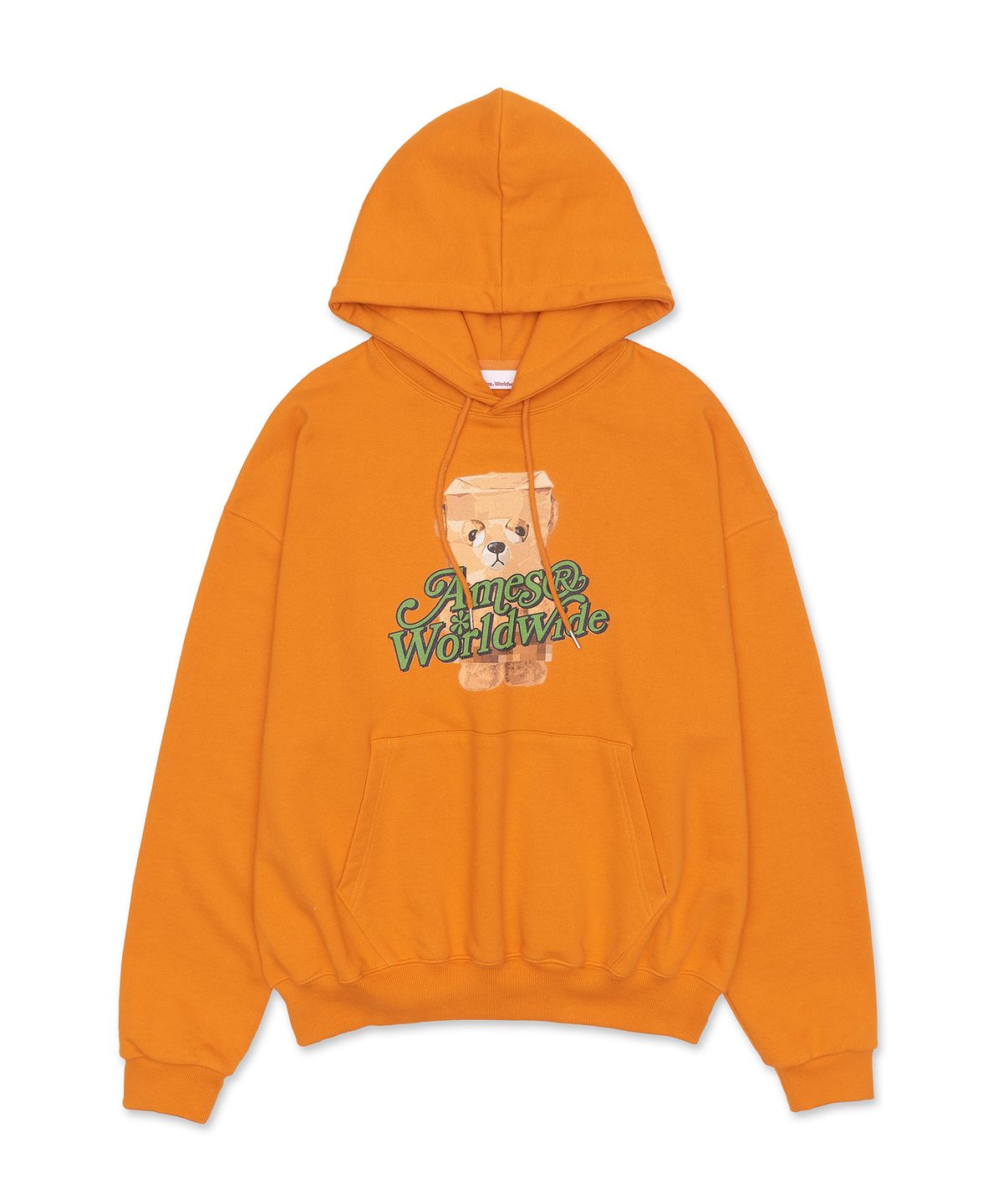 아메스 월드와이드(AMES-WORLDWIDE) TEDDY BEAR HOODIE ORANGE (AM2CFUM402A)