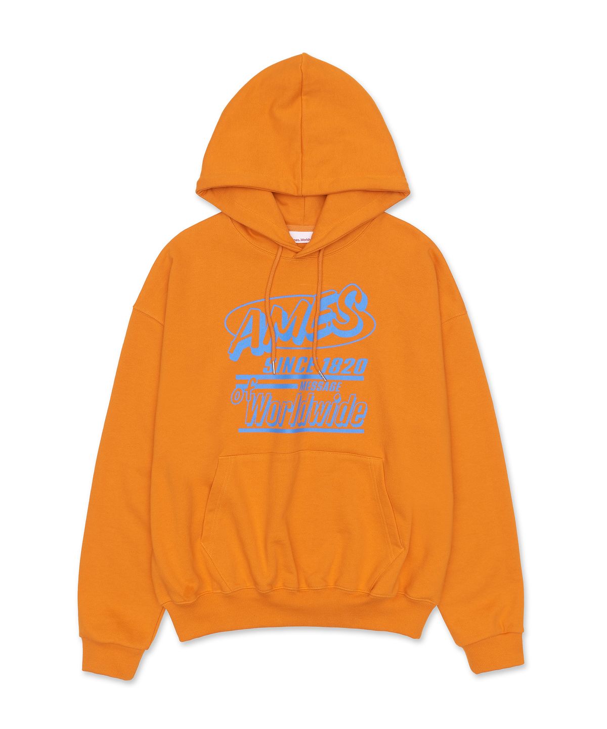 아메스 월드와이드(AMES-WORLDWIDE) MESSAGE HOODIE ORANGE (AM2CFUM404A)