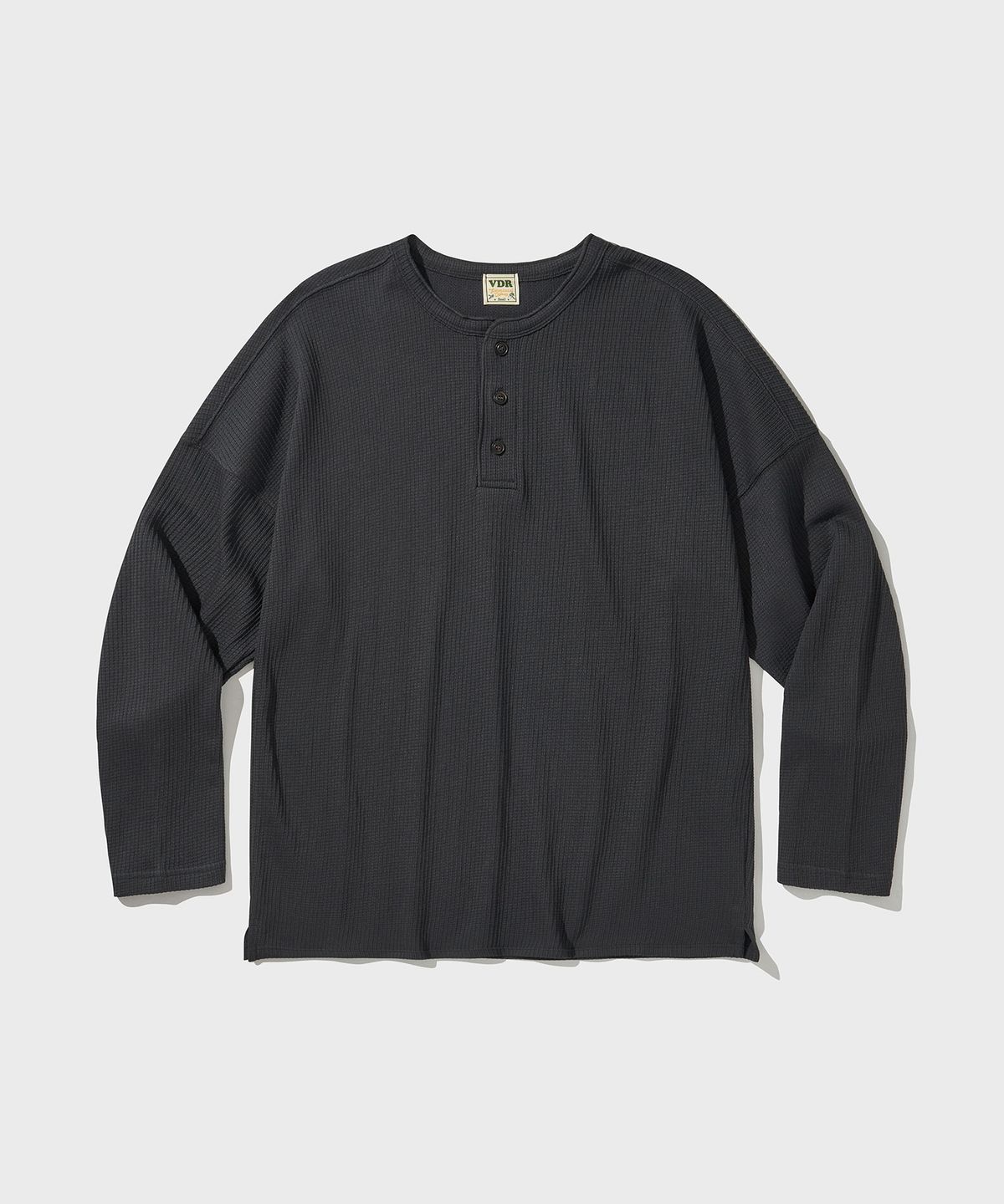 비디알(VDR) COZY HENLYNECK LONG SLEEVE [Smoke Gray]