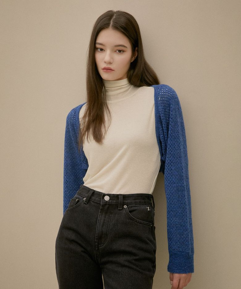 [리사이클] 모헤어 투웨이 볼레로 가디건_2COLOR