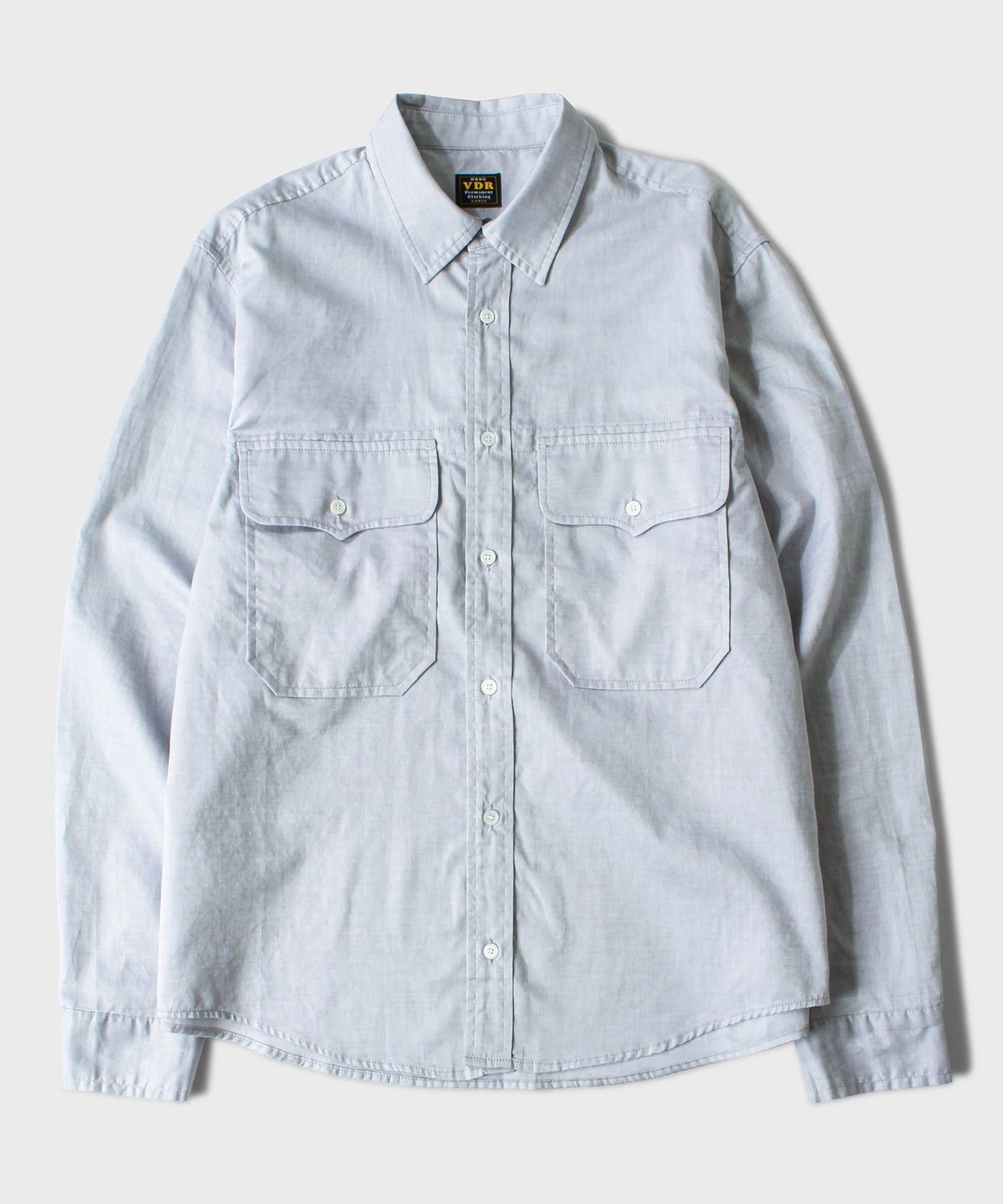 비디알(VDR) All SEASON 2POCKET SHIRTS [Quiet Gray]