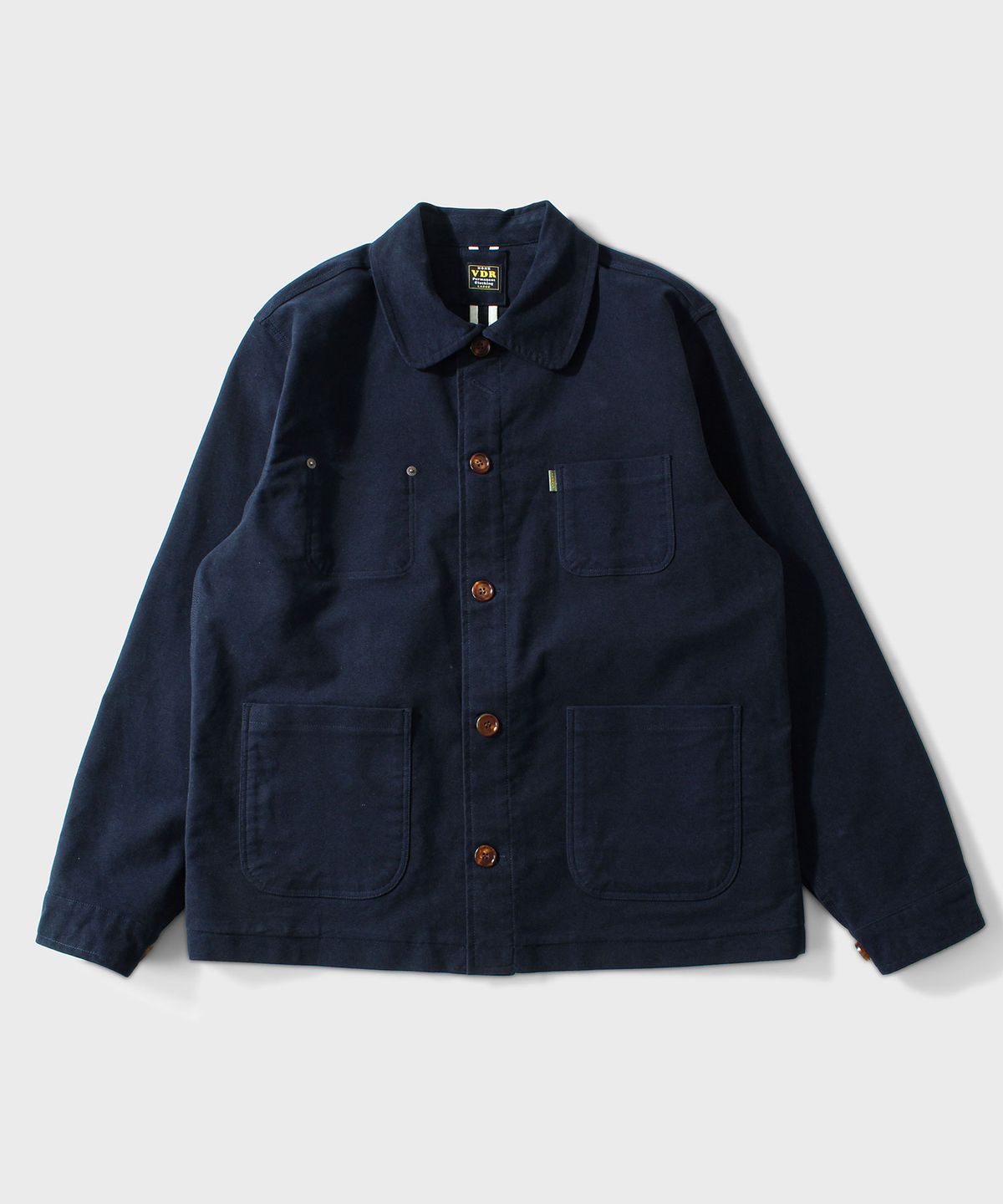 비디알(VDR) MOLESKIN CHORE JACKET [Sailor Blue]