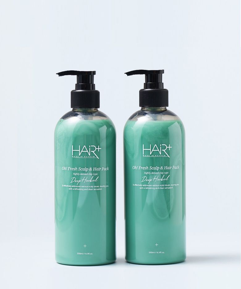 [2PACK] 오프레시 탈모 완화 쿨링 두피&헤어팩 500ml+500ml