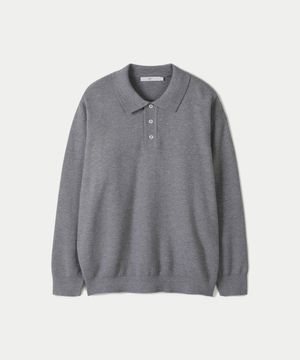 폴로 칼라 스웨터 MELANGE GRAY