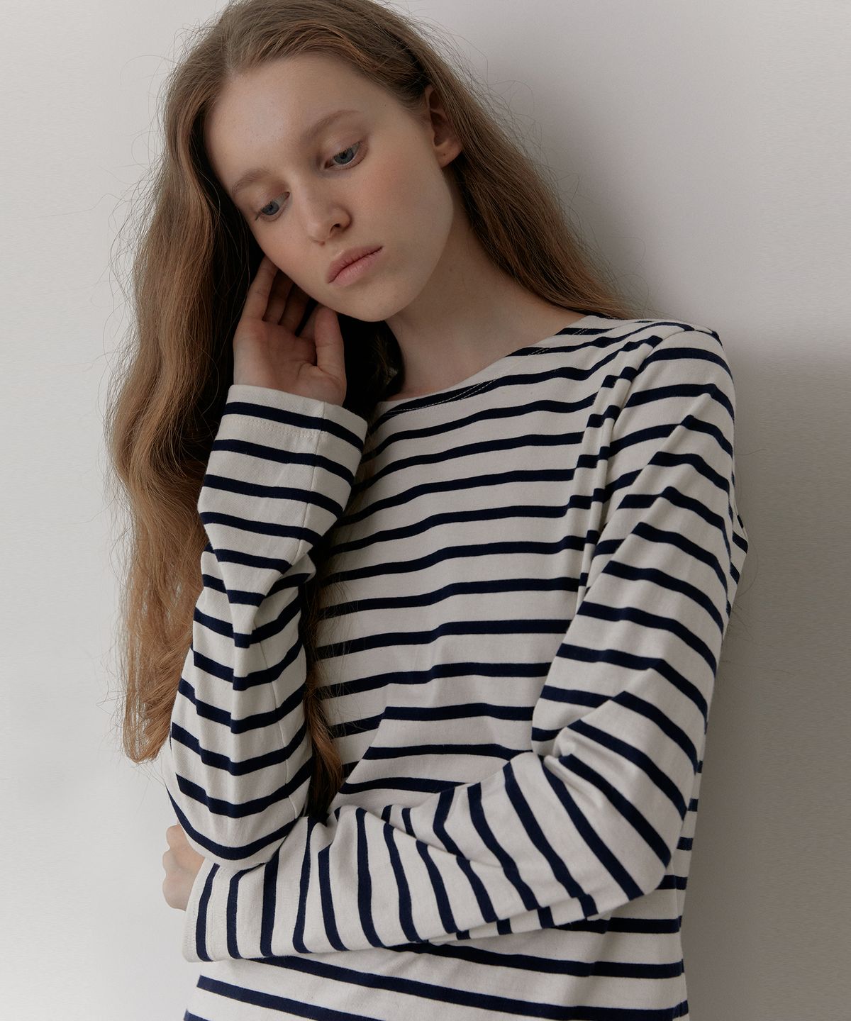 38컴온커먼(38COMEONCOMMON) French Stripe T-Shirts (Ivory)