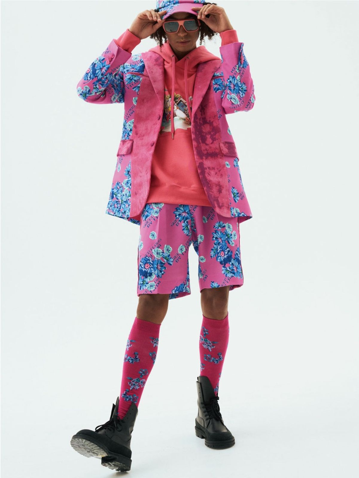 그리디어스(GREEDILOUS) Floral Print Wide Pants