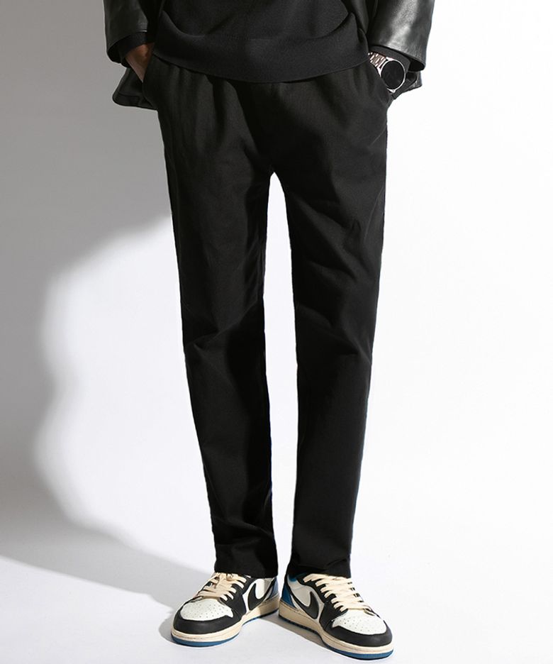 에스티알 릴랙스 캐주얼 치노즈  (BLACK)