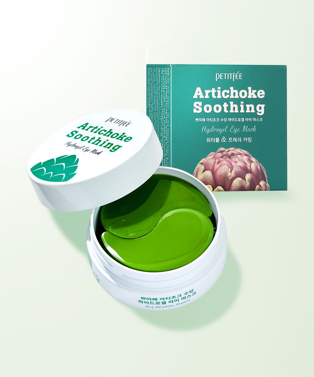 쁘띠페(PETITFEE) 아티초크 수딩 하이드로겔 아이 마스크