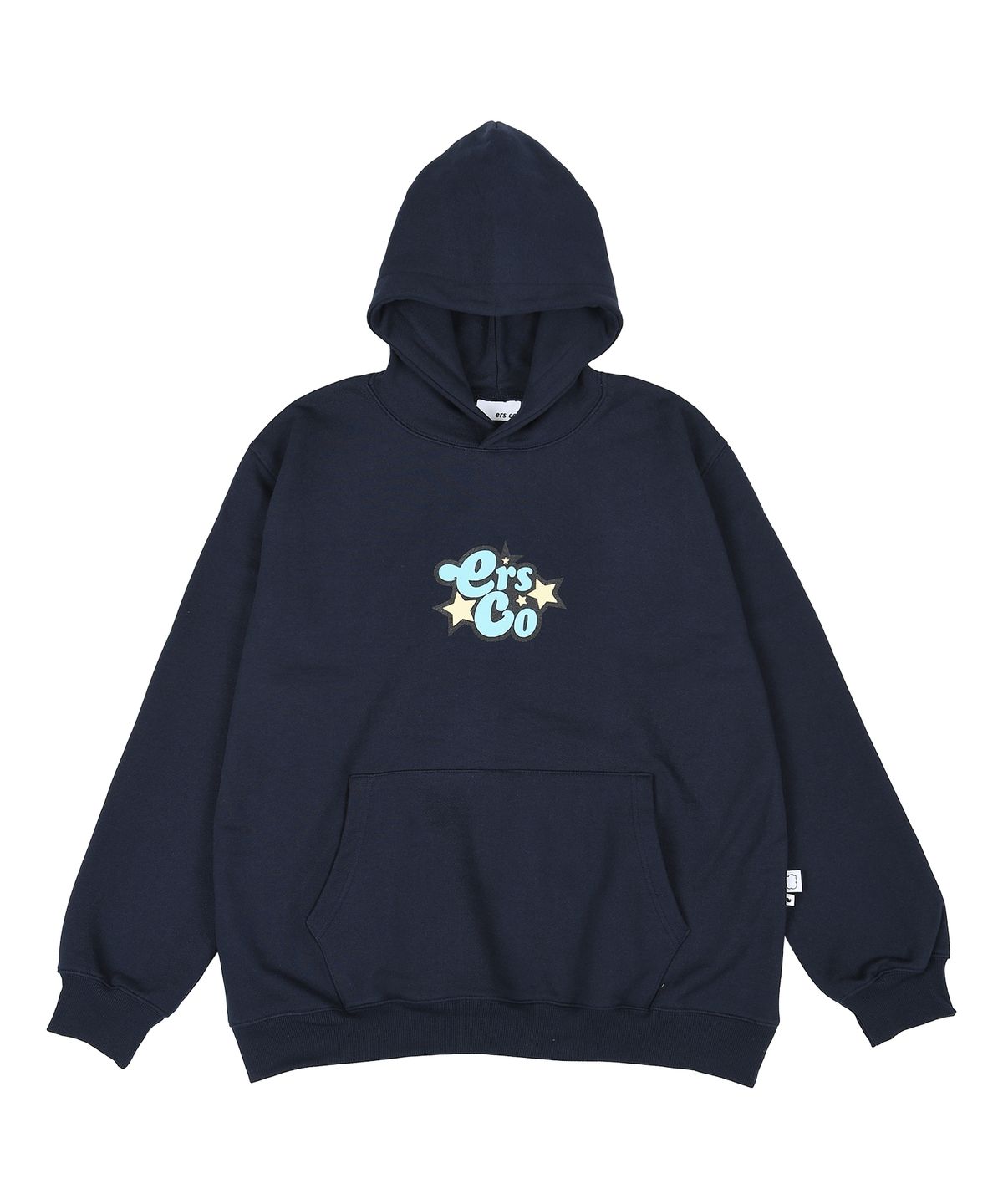 이알에스코(ERSCO) 스타 로고 그래픽 후드_네이비