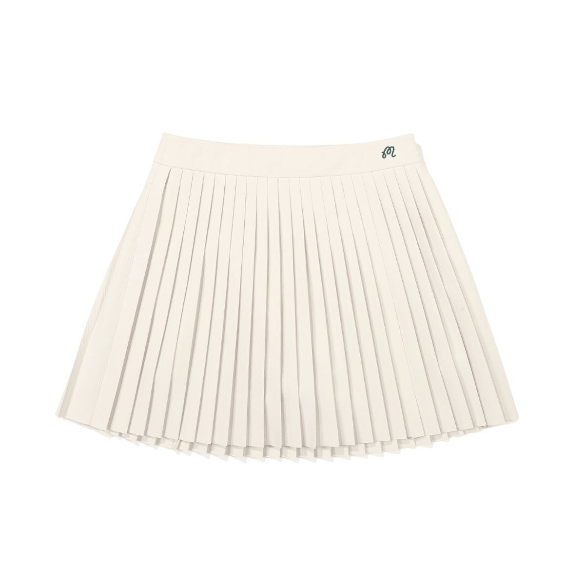 말본 골프(MALBON GOLF) TEEING 플리츠 스커트 CREAM (WOMAN)