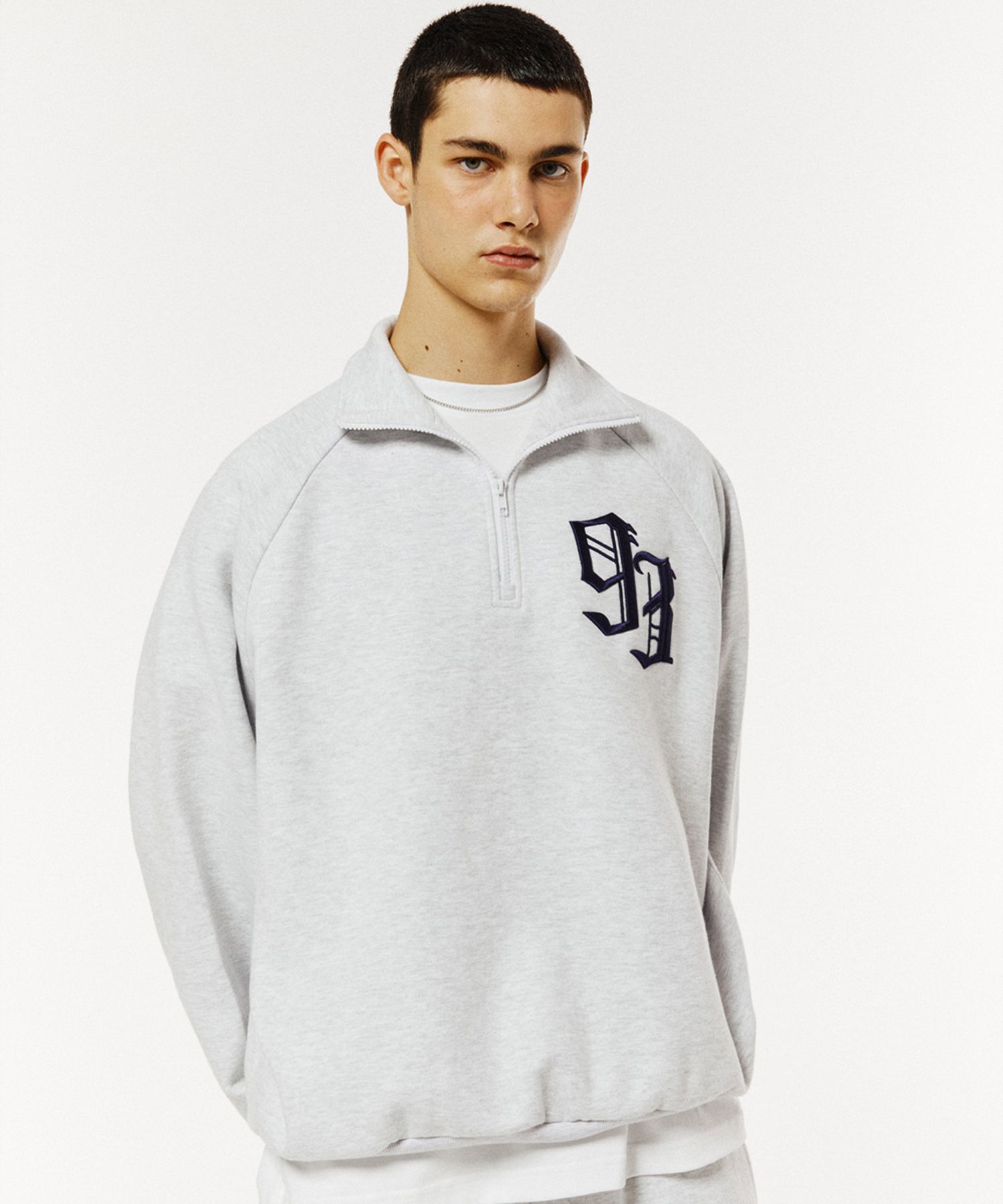 ◇1993studio◇ Recording Studio Sweatshirt Light Gray MUSINSA | 1993STUDIO Studio Rugby Sweatshirt_Gray