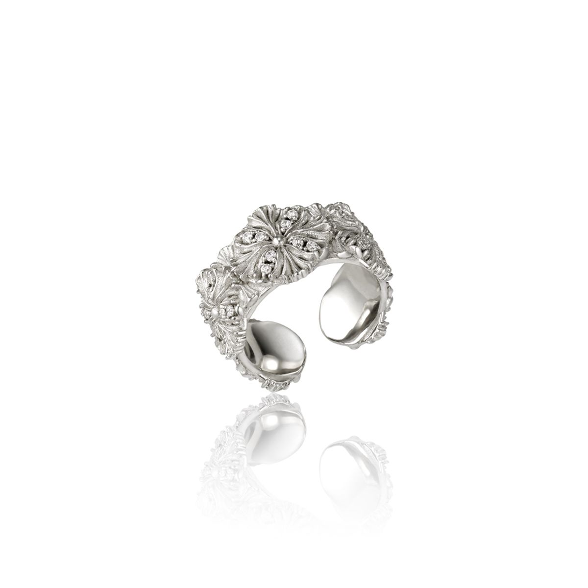 스쿠도(SCUDO) happy flower ring [stone]
