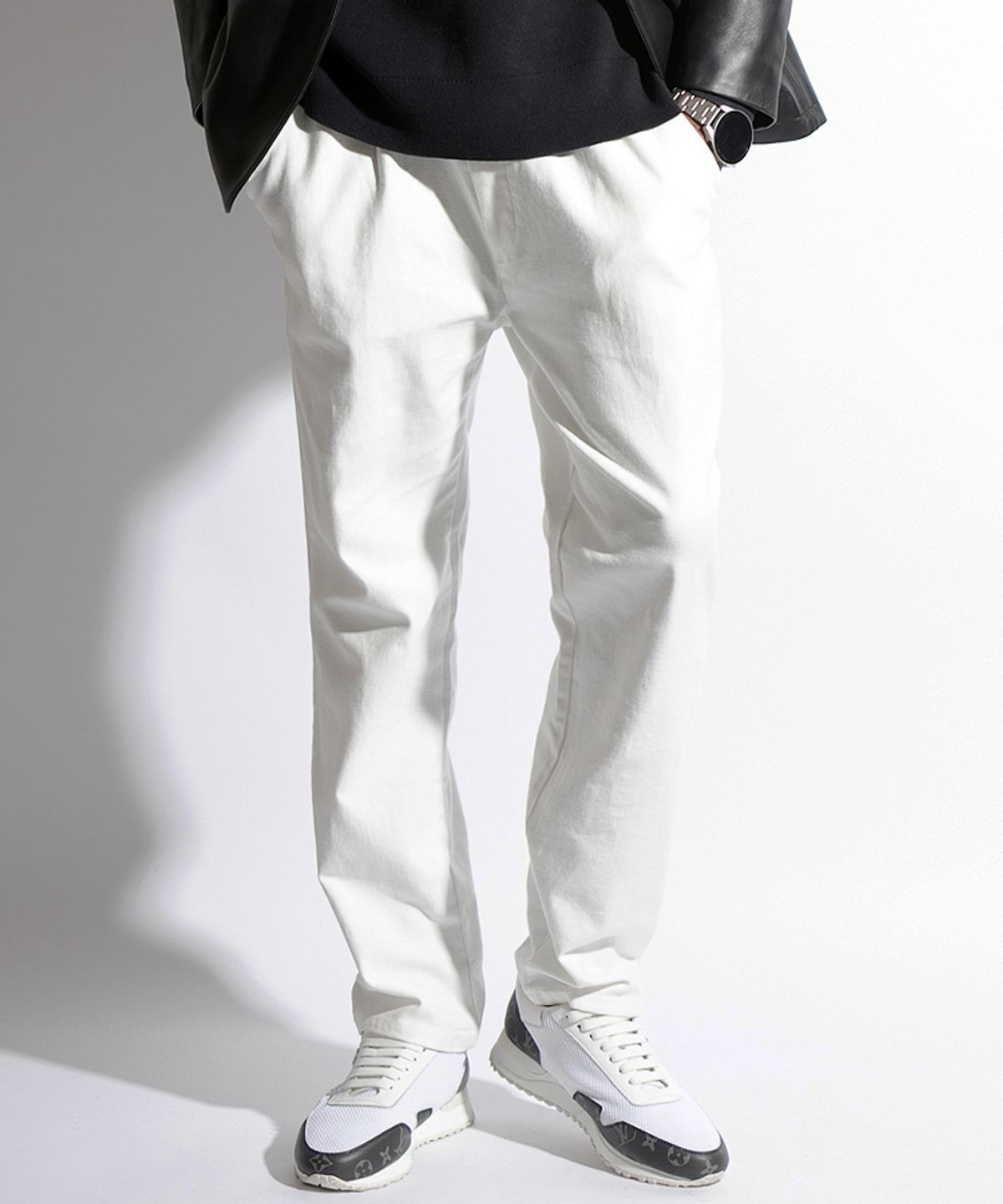 스트라이크(STRIKE) 에스티알 릴랙스 캐주얼 치노즈  (WHITE)