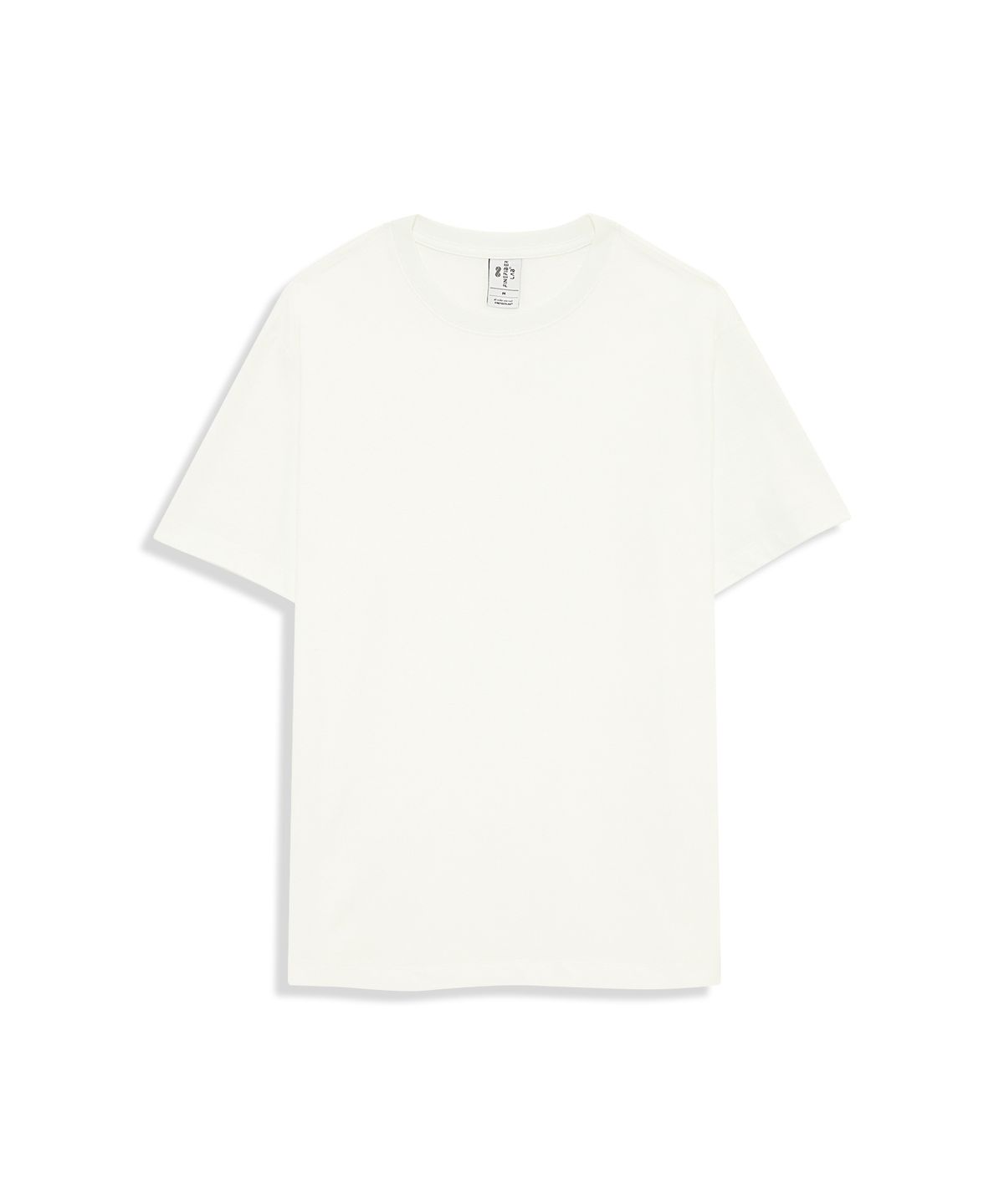 호웨어(HOWEAR) 릴랙스드 미드웨이트 티셔츠 - 화이트
