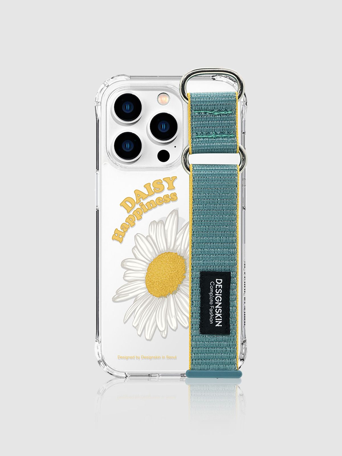 디자인스킨(DESIGNSKIN) 아이폰 15/14  피닉스 프로 스포티스트랩 케이스-데이지 민트