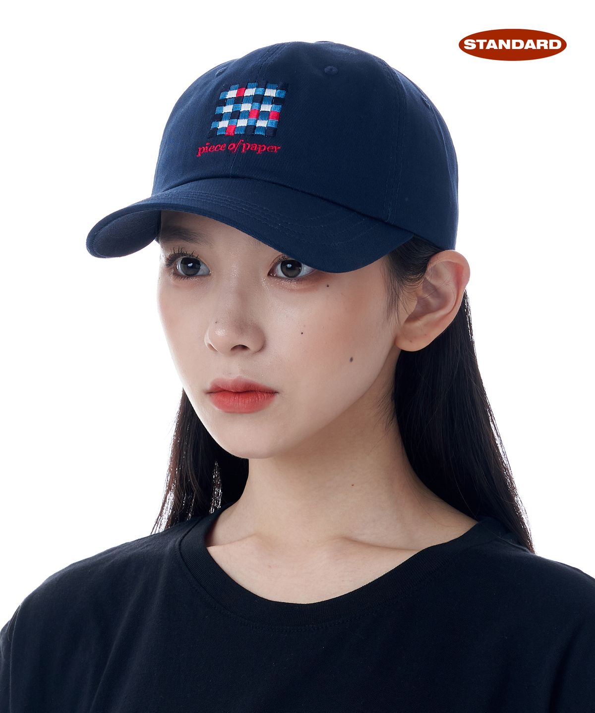 루오에스팩(LUOESPAC) [파크빈] 피스 볼캡 (네이비)