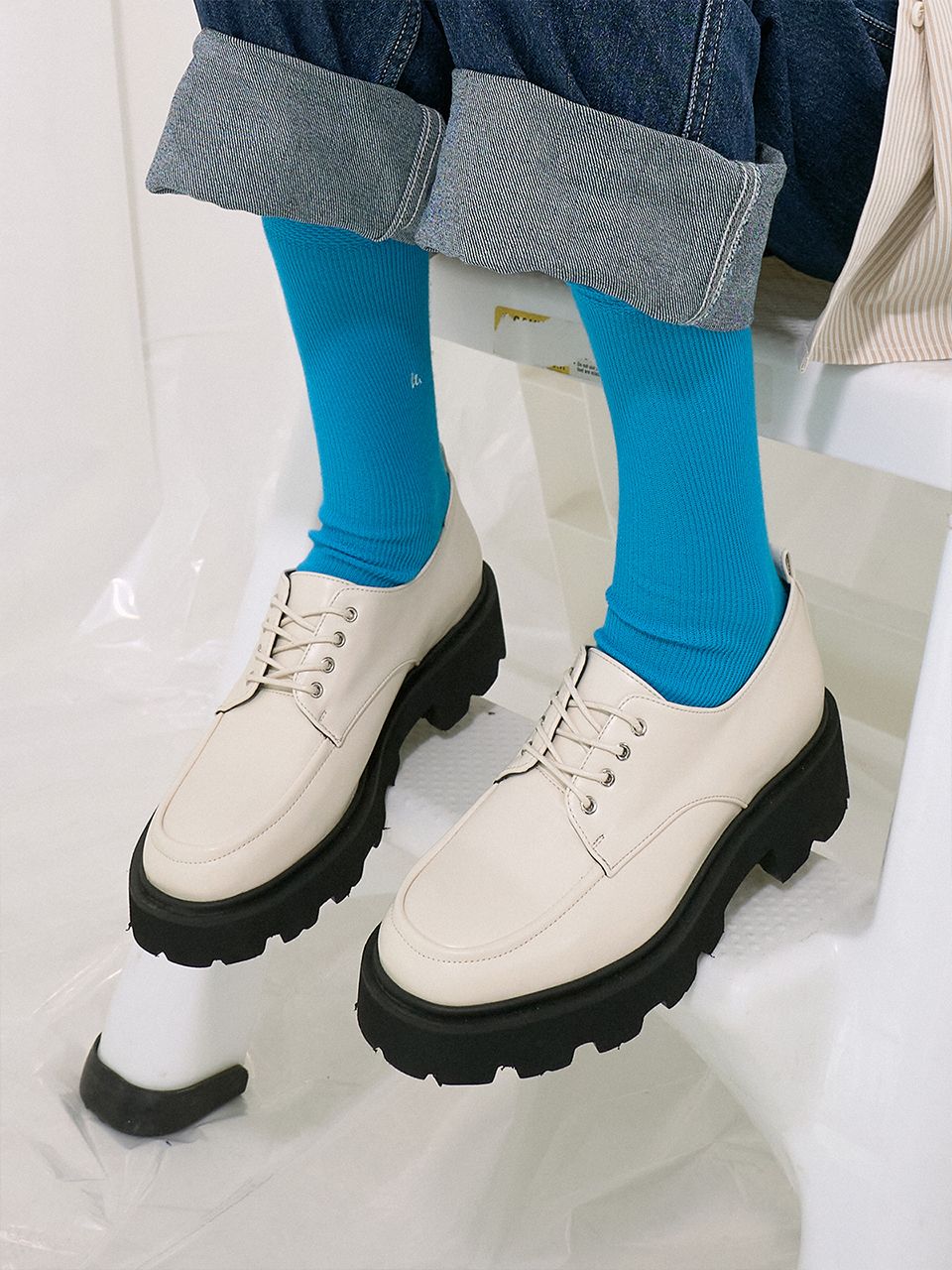 ローファー・オックスフォード saltandchocolate Chunky lace-up loafer 412239002 45cm3colors MUSINSA | SALT AND CHOCOLATE chunky lace-up loafers