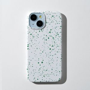 [그린] 아이폰16/15/14/13/12/11 도트 디자인 하드케이스