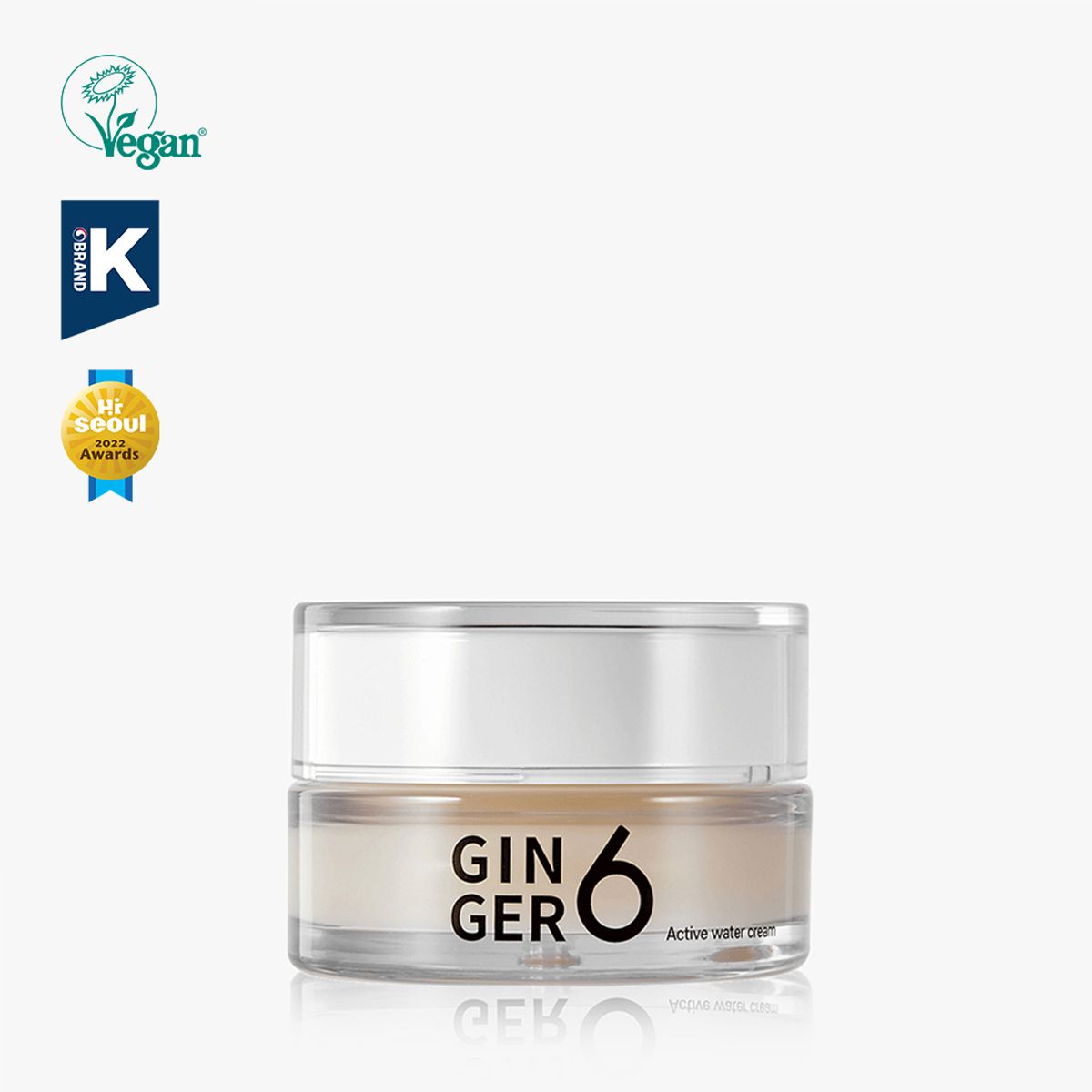 진저6(GINGER6) 비건 액티브 워터 수분 크림 50ml
