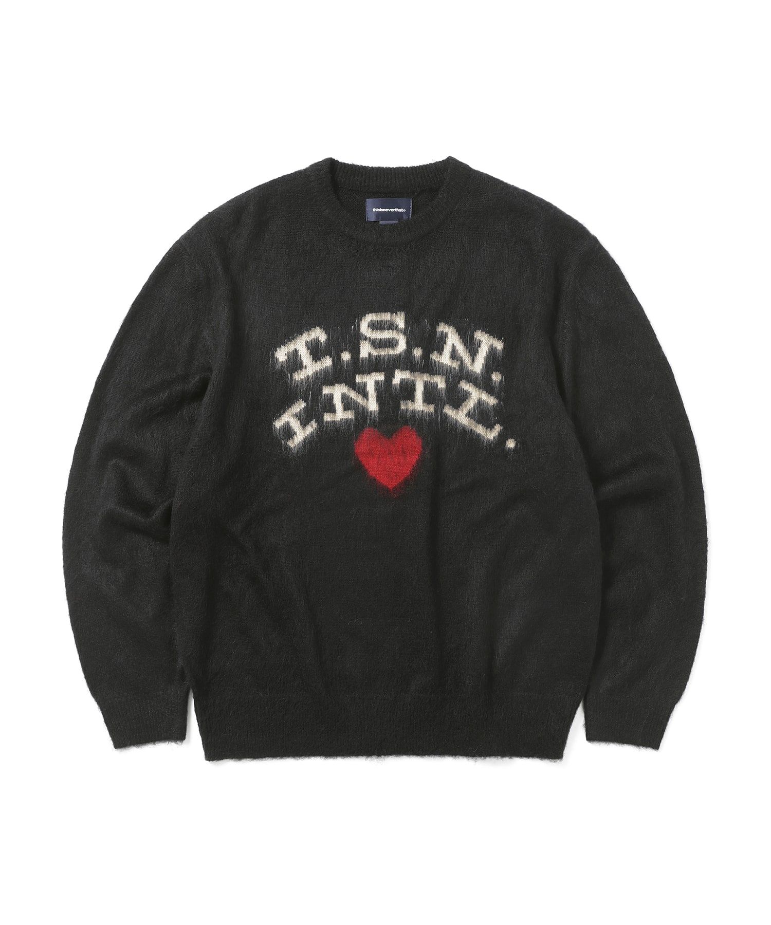 thisisneverthat T.S.N heart sweater 男女兼用