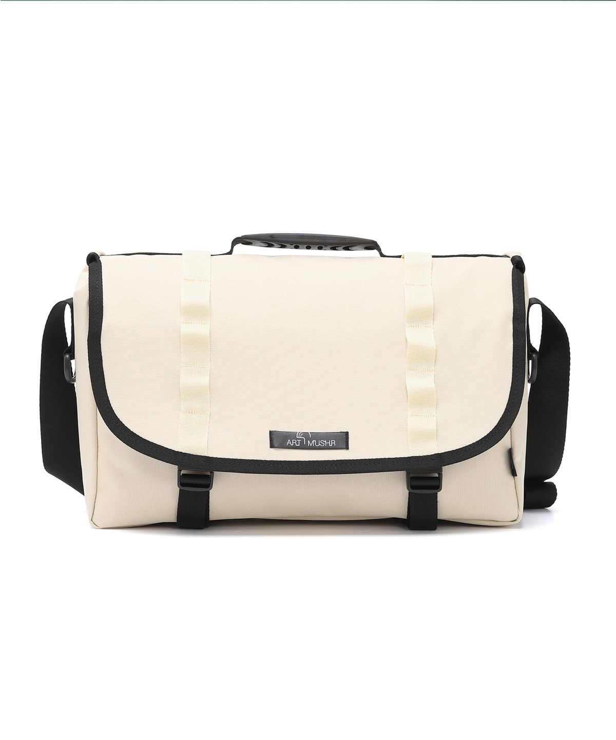 아트머쉬르(ART MUSHR) two wave messenger bag (ivory)