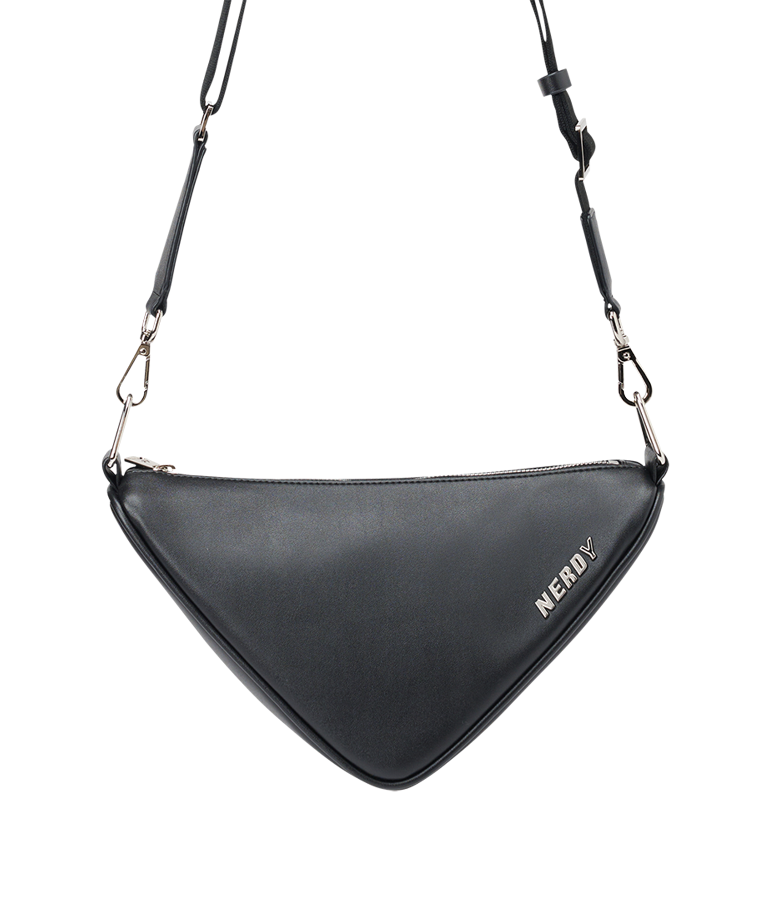 [ NERDY ]★韓国人気★TRIANGLE CROSS BAG MUSINSA | NERDY triangle crossbody bag black