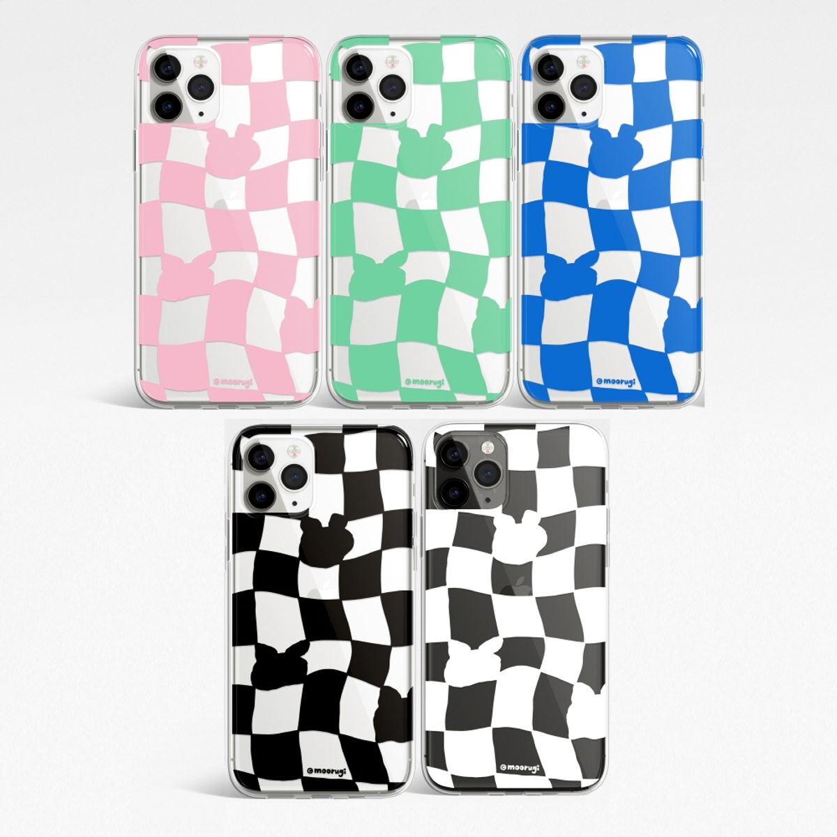 무룩이(MOORUGI) 체커보드 젤하드 케이스