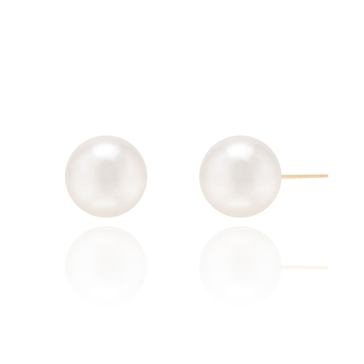 룬느(LUNNE) 14k 12mm 진주 침 귀걸이(14k골드) #E26
