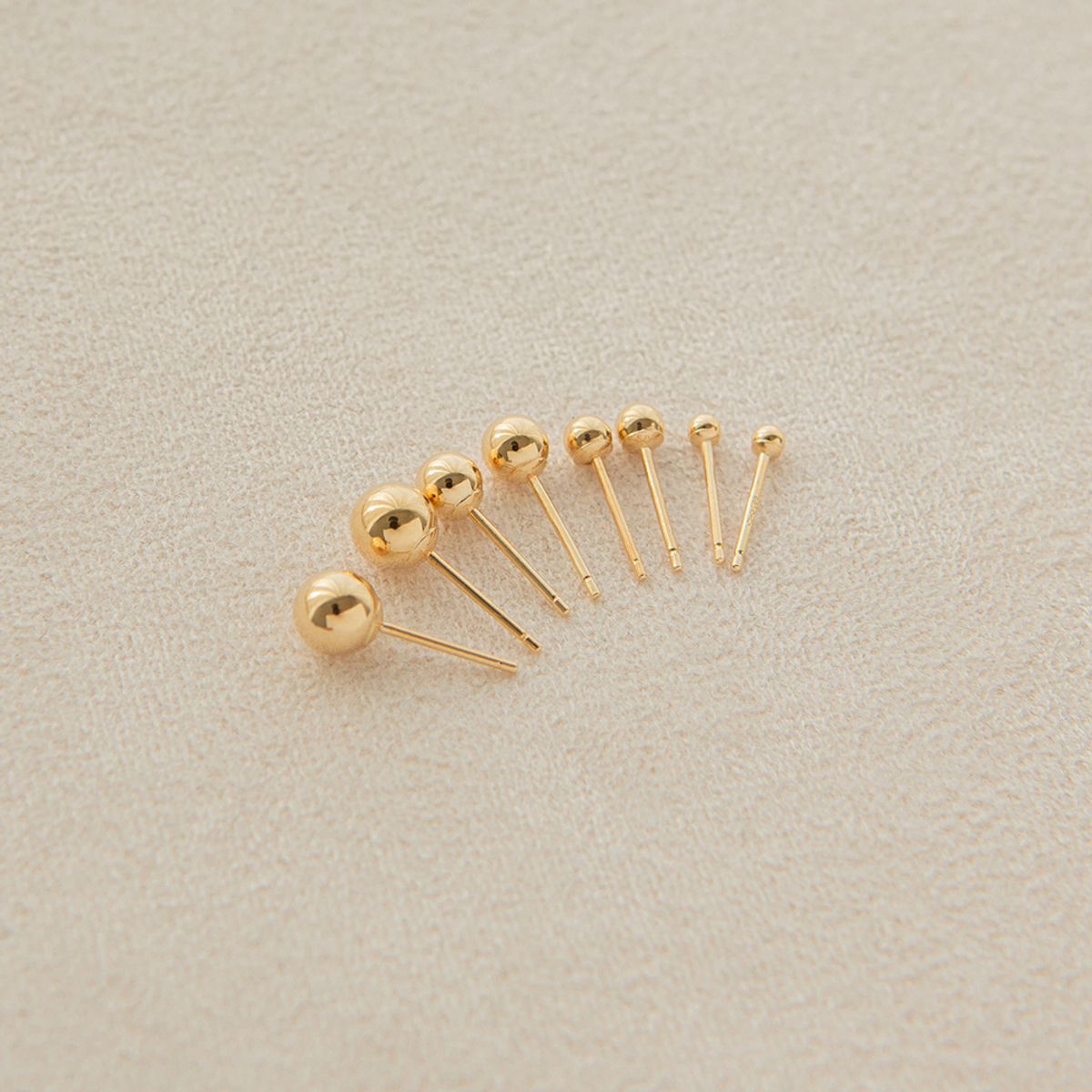 룬느(LUNNE) 14k 베이직 볼 귀걸이 (14k골드) #ES02